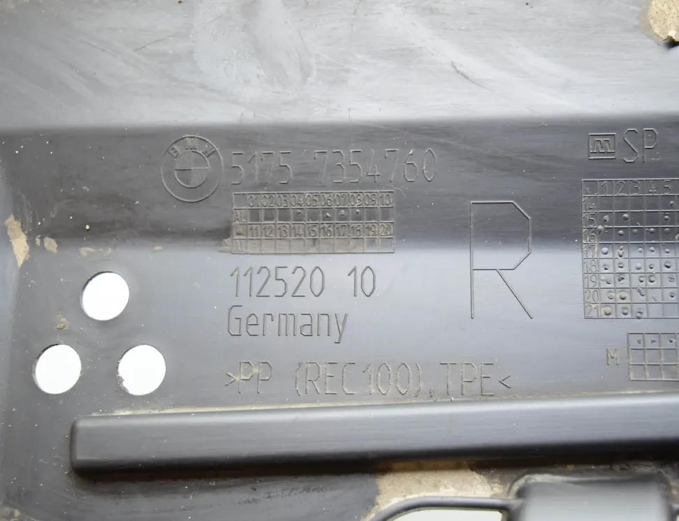 BMW X1 F48/F49 (2015-2023) Задна дясна долна защита 7354760 30309064