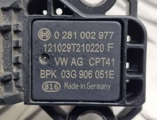 VOLKSWAGEN Passat CC 1 generation (2008-2017) MAP сензор 03G906051E,0281002977 34585178