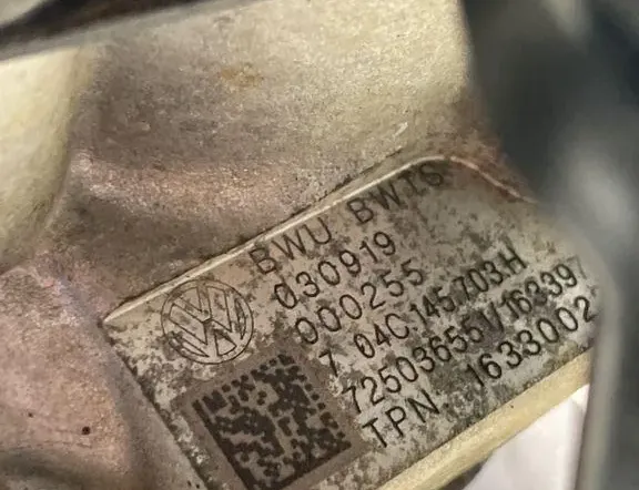 VOLKSWAGEN Golf 7 generation (2012-2024) Турбокомпресор 04C145703H,030919,725036551,000255 34996640