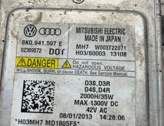 AUDI Q5 8R (2008-2017) Блок за управление на ксенонови светлини W003T22071,02309572,8K0941597E 34995502