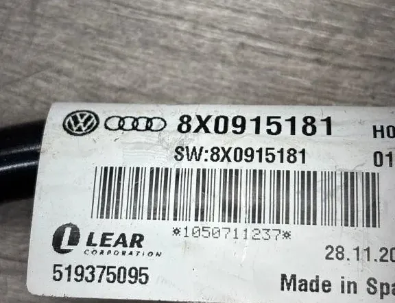 VOLKSWAGEN Transporter T5 (2003-2015) Отрицателен кабел на батерията 8X0915181,519375095 34996493