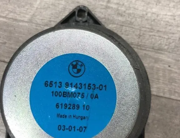 BMW 5 Series E60/E61 (2003-2010) Звуков високоговорител на задната лява врата 9143153 34997221