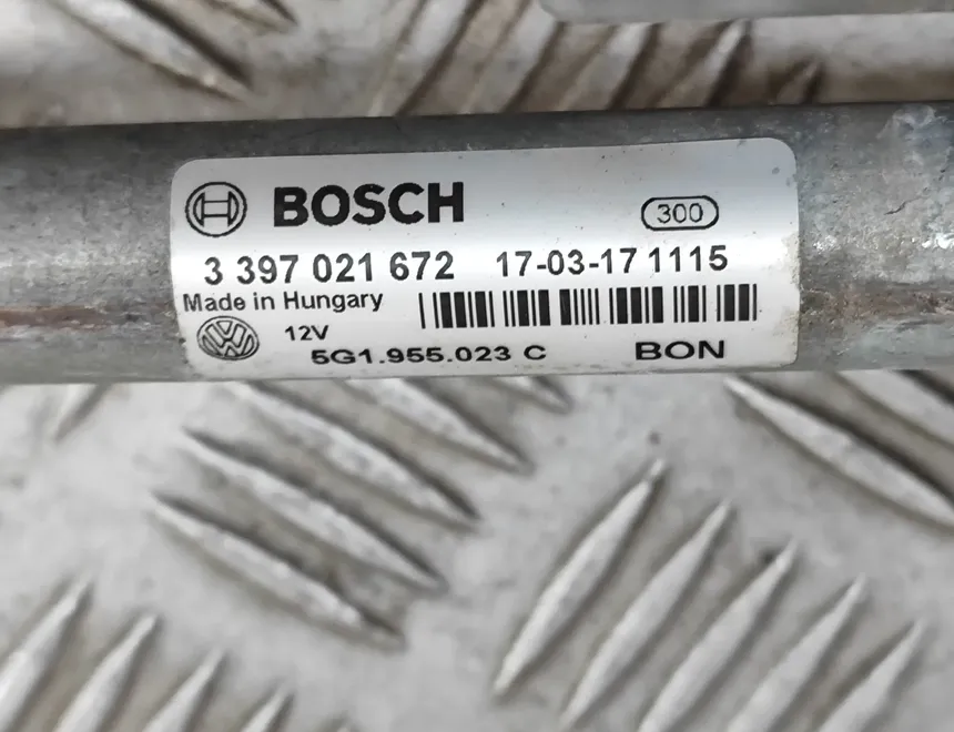 VOLKSWAGEN Golf 7 generation (2012-2024) Механизъм за чистачки на предното стъкло 3397021672,5G1955119A,5G1955023C 31028853