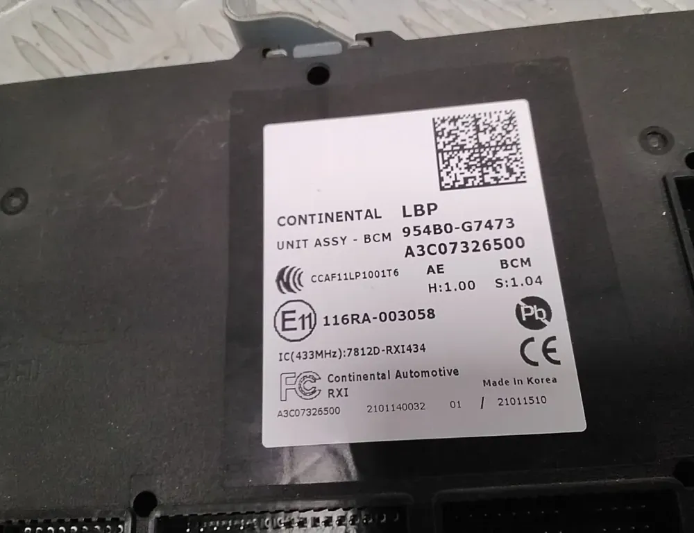 HYUNDAI Ioniq AE (2016-2023) Други управляващи блокове 954B0G7473 34986921