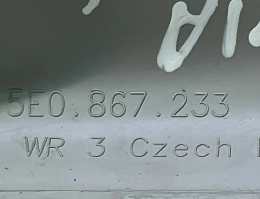 SKODA Octavia 3 generation (2013-2020) Облицовка на дясна колона 5E0867233 30163243