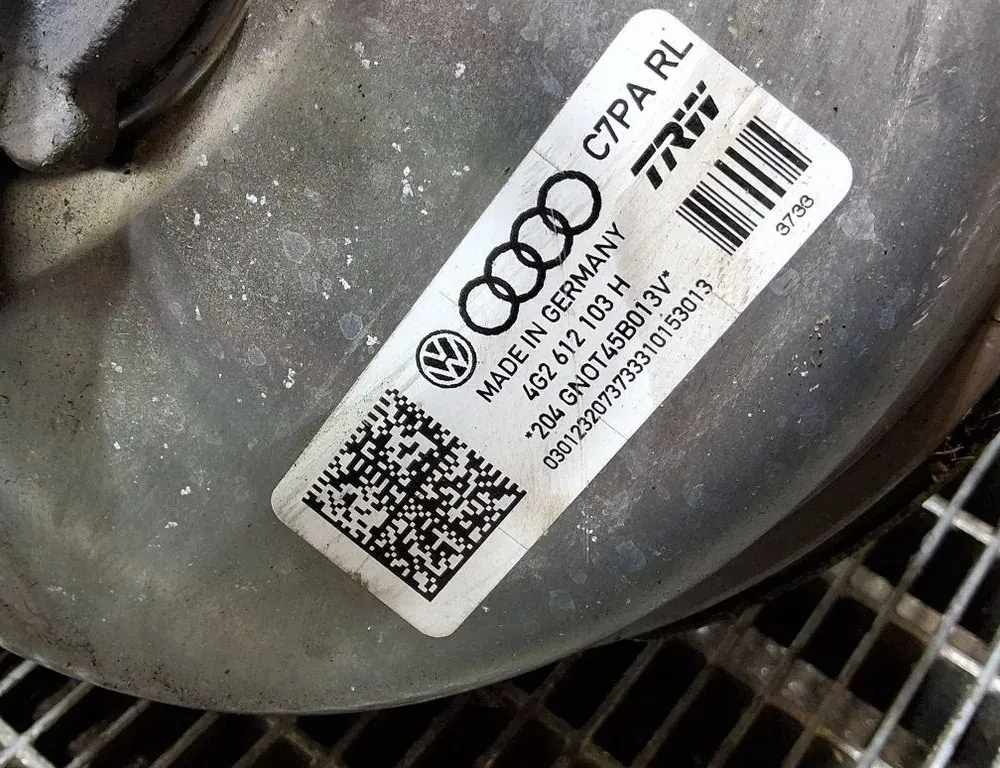 AUDI A6 C6/4F (2004-2011) Спирачен серво усилвател 4G2612103H,204GN0T45B013V 33401341